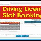slot booking for driving licence